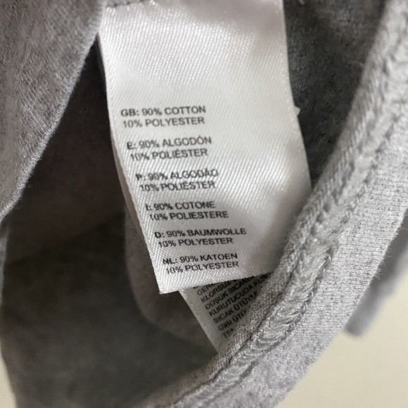 The North Face Mens Shirt Size M Graphic Tee Gray Red Long Sleeve - Picture 7 of 8